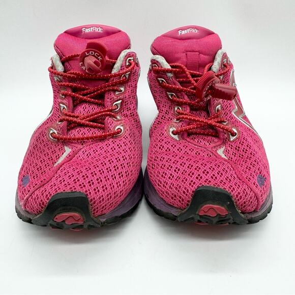 Karhu Fast Fulcrum Ride Running Athletic Comfort Racing Shoes Pink/Purple Size 7 - Picture 5 of 11
